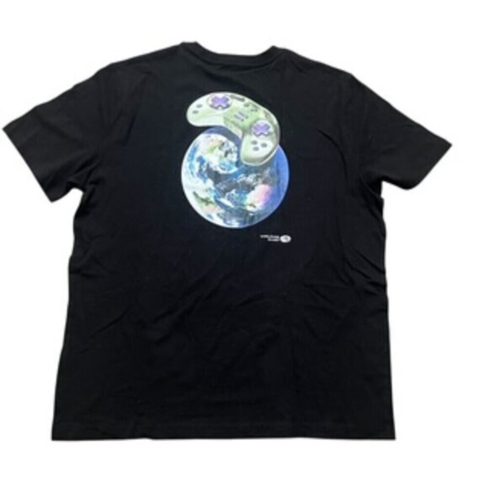 NEW Worldwide Gamer T-shirt Men’s Large Black Short Sleeve‎ Graphic T-Shirt NWT